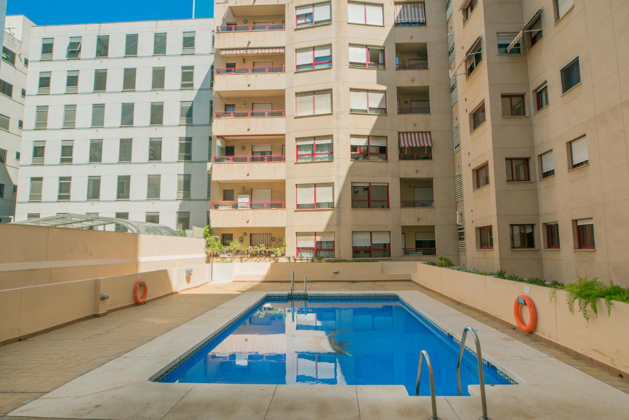 Malaga Estacion Ave Playa Lägenhet Exteriör bild